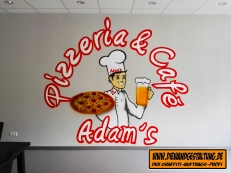 pizza graffiti WIESLOCH BILLMAIER DIE WANDGESTALTUNG graffitiauftrag fassade heidelberg sprayer sinsheim mannheim